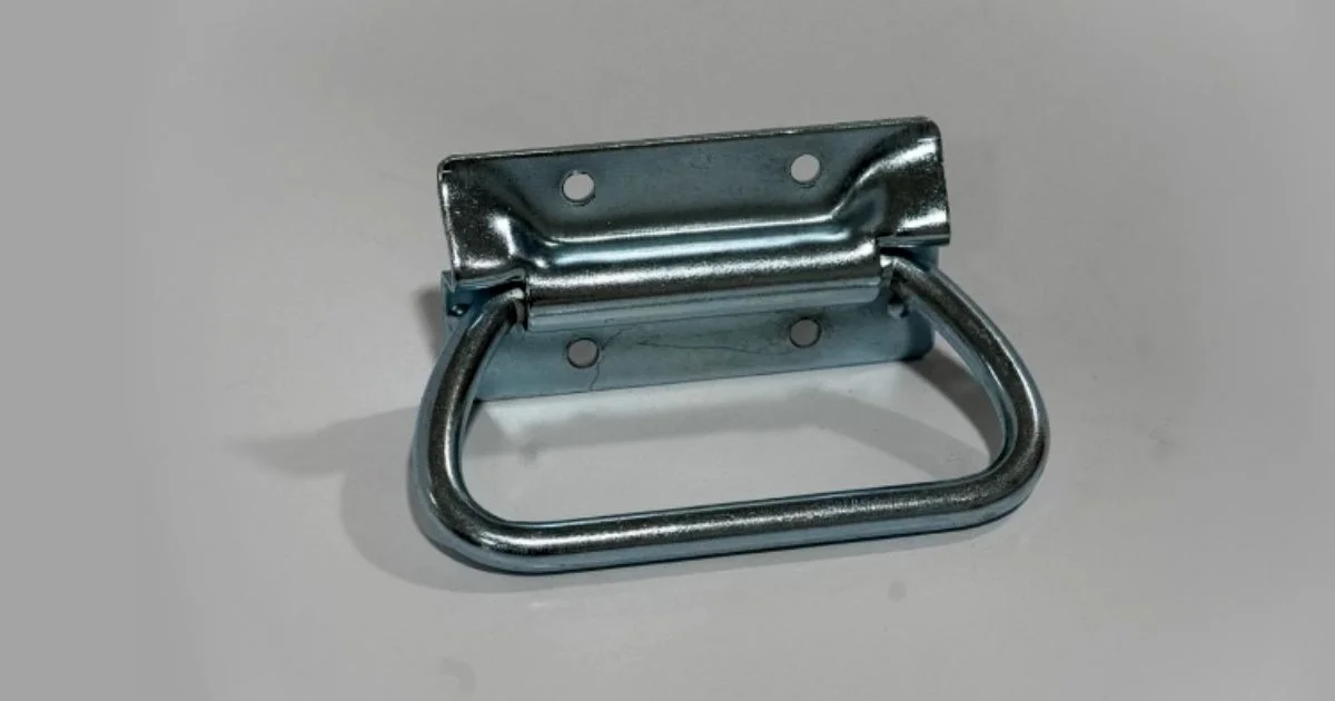Metal drop handle hardware for industrial applications